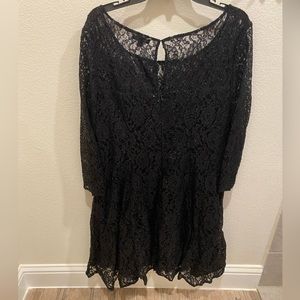 SLNY Lace sequin cocktail dress